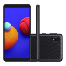 Samsung A01 Core Preto 2GB Ram 32GB Rom Quad-Core 4G Wifi 3000mAh